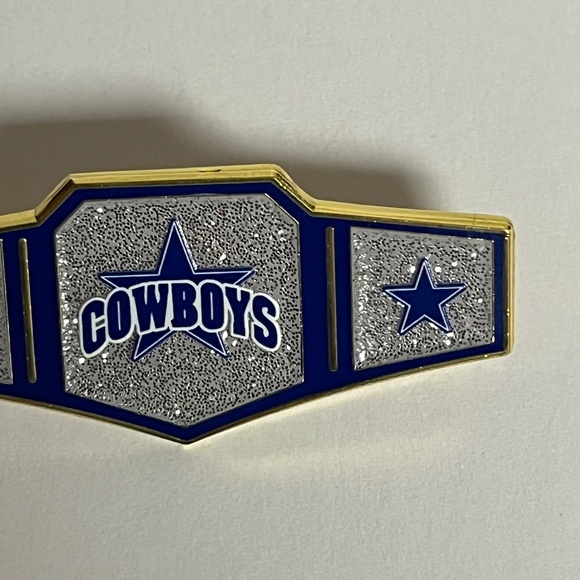 Dallas Cowboys Championship Belt Hat Pin Hats Bag Football Fitted New Era Sports - Picture 3 of 8